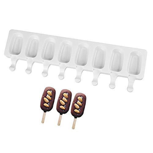 Conjunto de moldes de sorvete Homyl, molde quadrado para sorvete, pequenos moldes de picolé para faz