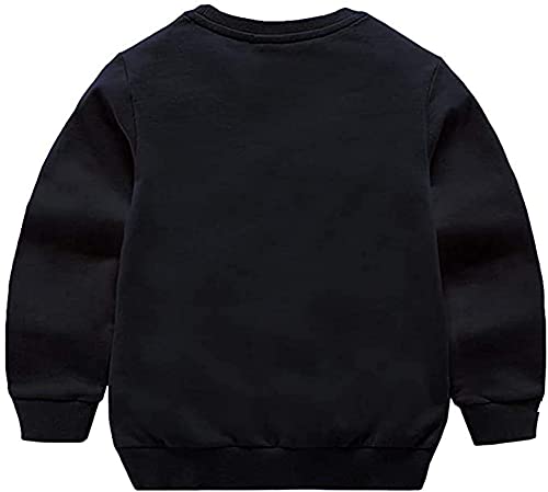Image of HAXICO Unisex Kids Solid Cotton Thin Pullover Sweatshirt T-Shirt Toddler Baby Crewneck Long Sleeve Tshirts Tops Blouse