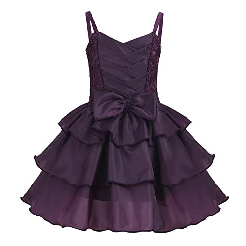 Image of Baby Girls Stylish Princess Dresses Satin Pretty Knee Length Pink Birthday Kids A-Line Frock /Dress Years