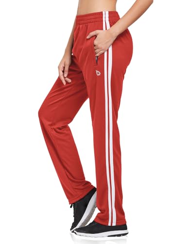 baleaf Women's Track Pants Athletic Jogging Sweatpants Zipper Pockets Warm-Up