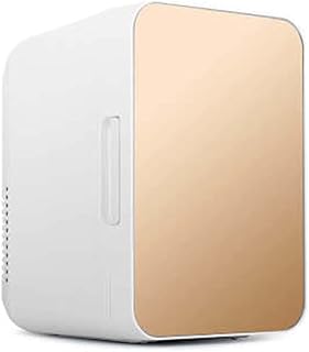 Qagazine 8 l mini lodówka samochodowa kompaktowa mini lodówka chłodziarka i ogrzewacz przenośna siangle drzwi zamrażarka do samochodów dom sypialnia biura podróż jedzenie napoje makijaż