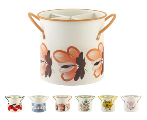 Gtzbciv和風 箸立て カトラリースタンド お箸・スプーン・フォーク収納 水切りラック キッチンスタンド 卓上キッチン食器収納 おし台所収納 ラック 水抜き穴付き (ハートの箸かご)