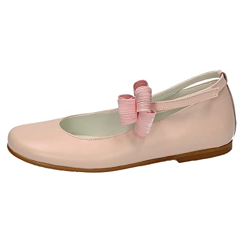 Chaussures de communion nacre rose 2141 au design espagnol et finitions haut de gamme