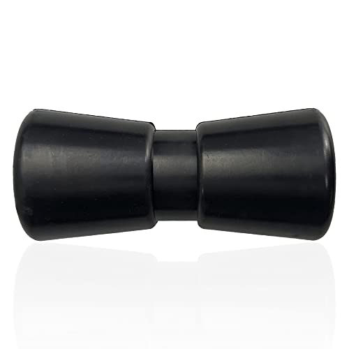 Colofulway Black Rubber Boat Trailer Keel Rollers Fits 8 Inch Boat Trailer Bracket #TOP3