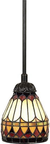 Quoizel West End 1-Light Vintage Bronze Mini Pendant Light