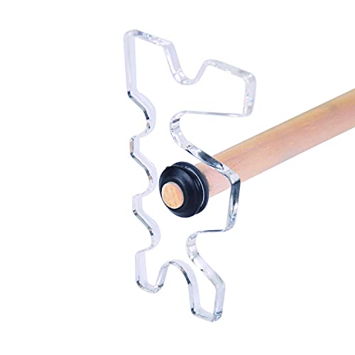 1St Disc Moosehead Bridge Head, Transparent Acrylic Snooker Billiards Cue Rack Moosehead Heads Accessory For Nine Ball Club Billiard/Pool Cue Accessory #TOP5