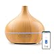 Meross Smart Aroma Diffuser Mini | 400ML & RGB | Fernsteuerung | Sprachsteuerung | App Steuerbar & 2,4 GHz WLAN | Luftbefeuchter Intelligent | kompatibel mit Apple Home, Alexa und Google Home