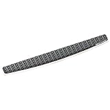 Fellowes Photo Gel Keyboard Wrist Rest with Microban Protection, Black Chevron (9550001)