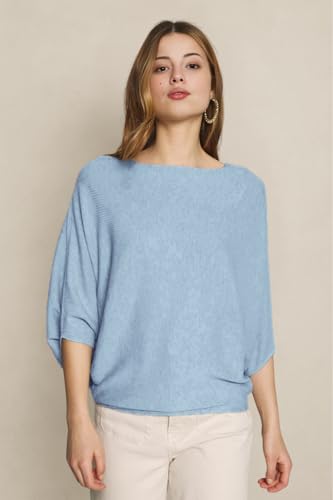 Image of Nachu Women Fashion Ribbed Batwing Sleeves Bagy Balloon Style Fit Top |Casual Regular Size fit | Winter and Party fit