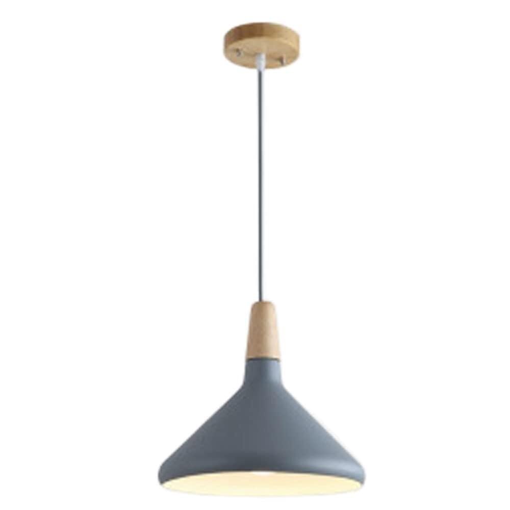 Lustres et lampe suspendue moderne macaron en métal coloré - 8