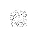 6x Piston Rings Set Compatible For BMW 323i 528i E36 E46 E39 M50B25 M52B25 M52B28 2.5 2.8 A11251437077 A11251738736