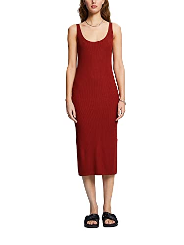 ESPRIT Damen 043EE1E301 Kleid, 805/TERRACOTTA, M