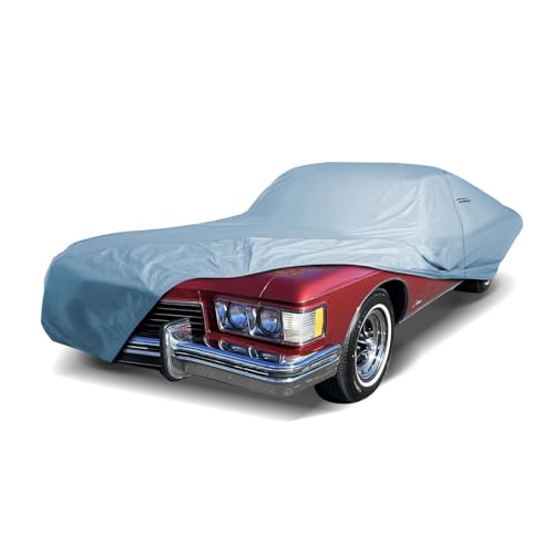 Image of iCarCover Premium Car Cover for 1966-1970 Buick Riviera Heavy Duty Waterproof All-Weather Automobiles Custom Fit Indoor Outdoor UV Snow Protection Covers with Straps and Bag