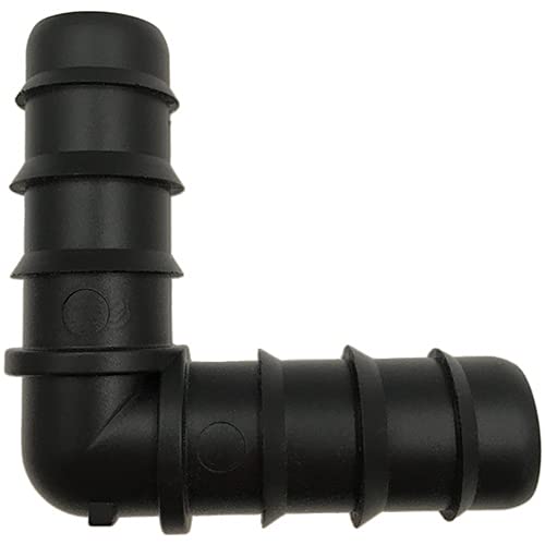 5 x 19mm Elbow Connector Triple Barbed LDPE Garden Pipe Connector Grow Insane
