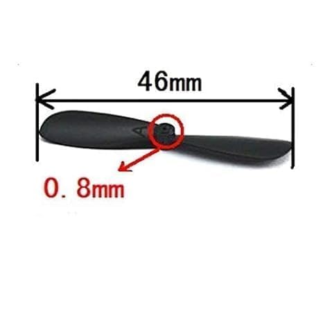 SP Electron DC 3.7V 716 7x16mm Micro Coreless Motor with Propeller High-Speed Mini Drones (4 Motors + 4 Propellers)(Multicolour Propeller),Metal - Image 6 thumbnail