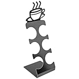 Coffee Pod Holder for Countertop – 6 Slot K-Cup Holder for Small Spaces, Compact Storage, Metal Stand for K-Cups, Pods, & Coffee Accessories