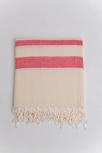 Questo Casa 100% Cotton Peshtemal, Turkish Towel, Fouta Pestemal Hammam Towel, Beach and Bath Towel, Lightweight - Image 3