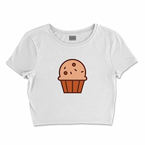 T-Shirt Blanc XL Femme Taille Courte Bdwtswi-100453 pour en finir avec les hauts trop longs