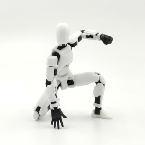 Image of Dummy 13 3D Printed Articulated Robot Action Figure, 5.5 Inch Fully Poseable Model, DIY Collectible Assembly Toy