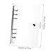 SHOWERORO 3pcs Transparent Loose-Leaf Binder Cover for Notebooks Lightweight and Dirt-Resistant School Binder Shell for Office and Study Use