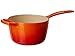 Le Creuset Enameled Cast Iron Signature Saucepan, 1.75 qt., Flame