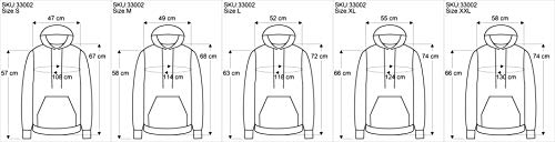 GURU-SHOP, Goa Hoody, Baja Hoody, Blu, Cotone, Dimensione Indumenti:XL, Felpe con Cappuccio