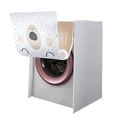 Sunnyushine Lavadora Funda Protectora, Palatable Funda para lavadora de carga frontal, Funda de Lavadora Cubierta Impermeable, Funda Secadora Carga Frontal Cubierta Impermeable Cover