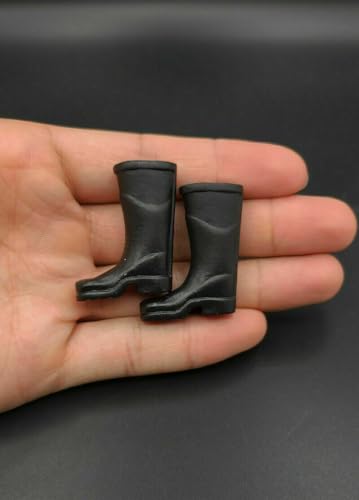 ximitoy Q6-3 1/12th Female and Male Hollow Combat Boots Shoes Model for 6" Figure3