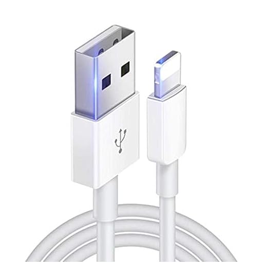 iPhone laddningskablar Lightning-kabel 2 m – Apple laddningskabel för iPhone 12 Pro Max/12/11Pro Max/X/XS/Xs Max/XR iPhone 8 Plus/7/6/5. IPad laddkabel (2 meter)