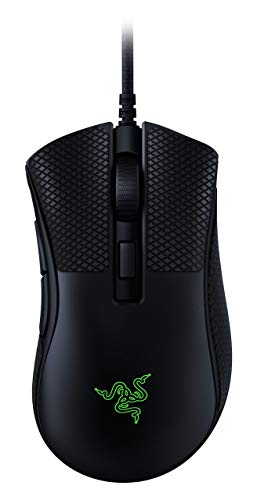 Razer DeathAdder v2 Mini Gaming Mouse: 8500K DPI Optical Sensor - 62g Lightweight Design - Chroma RGB Lighting - 6 Programmable Buttons - Anti-Slip Grip Tape Included - Classic Black (Renewed)