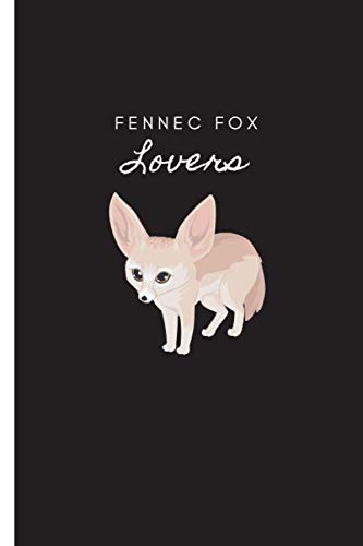 Fennec fox cute composition notebook, college ruled, 6" x 9", 120 pages