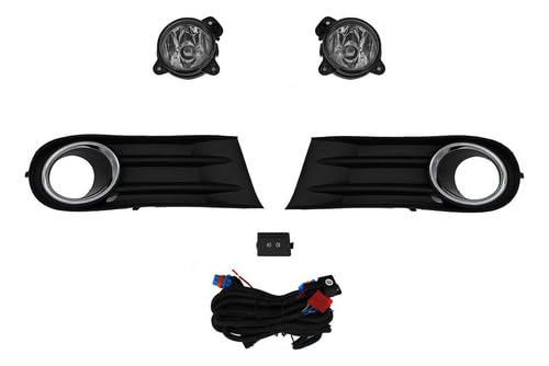 Listado de Auxiliares los 10 mejores. 47 Diforza Kit De Faros Auxiliares Filo Cromo Compatibles Con Gol 2008 09 10 11 2012