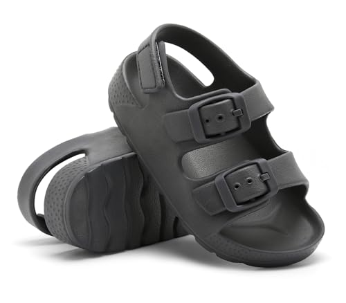 Image of ChayChax Toddler Boys Girls Double Buckle Sandals Children's Adjustable Back Strap Water Sandal
