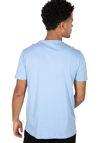 Alpha Industries Herren Basic Für T-Shirt, Light Blue, M EU – Ansicht 6