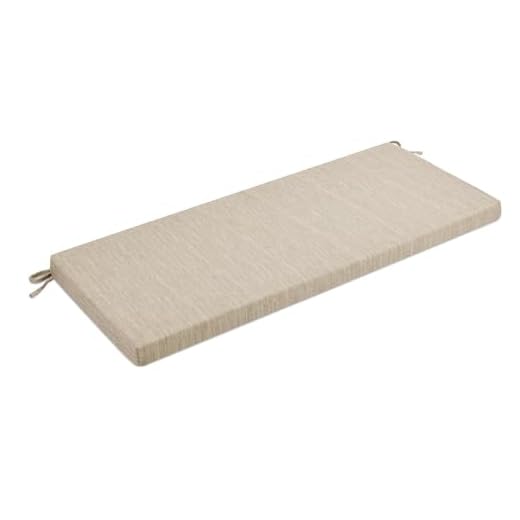 Baibu 48 Inch Classic Bench Cushion with Ties
