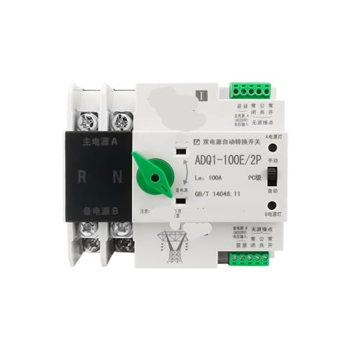 Commutateur de transfert automatique intelligent inverseur de source monophasé 2P 63A