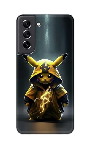 Image of PRINTFIDAA Printed Hard Back Cover Case for Samsung Galaxy S21 FE 5G Back Cover (Cartoon Cat) -112