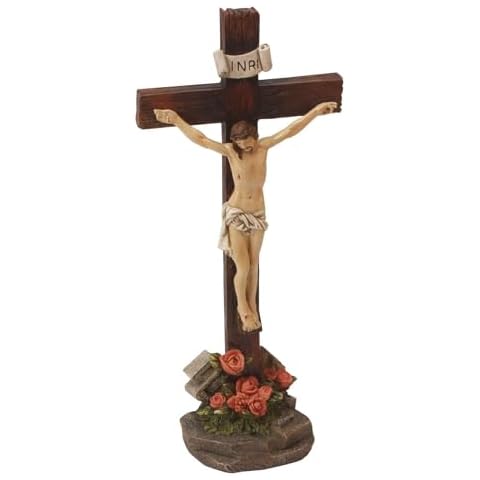 Juliana Ceramic Jesus on Cross Ornament Cover
