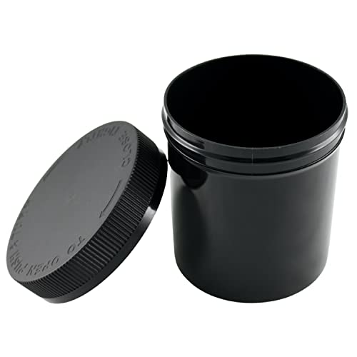 Skyway Viper Smell Proof Stash Jar Container Waterproof Airtight Smellproof Box Odor Sealing Container with Child Resistant Saftey Cap (16 oz) - Black