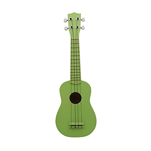 YUTRD ZCJUX Bolsa acústica de Madera para Ukelele de 21 Pulgadas + Correa + Cuerda + Kit de Instrumentos Musicales de Guitarra Hawaii (Color : Green) Cover