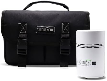 Ecosense RD200P RadonEye Pro, Radon Gas Detector for Professionals, Wi-Fi and Bluetooth Enabled for Real Time and Remote Monitoring