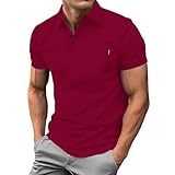 Chemise Homme Unie à Boutons, Couleur Bordeaux, Taille M, idéale pour Le Travail ou Les Loisirs. Chemise légère, Rouge Bordeaux, Taille M.