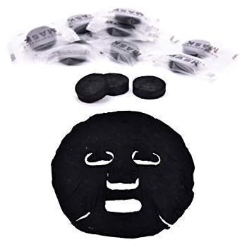 Buy Hotkei Diy Compress Charcoal Magic Facial Tablet Face Tissue Napkin Paper Mask For Men Women To Moisturizing Brighten Whiten Tighten Face To Apply Liquids Milk Syrup Honey Rose Water Face Pack