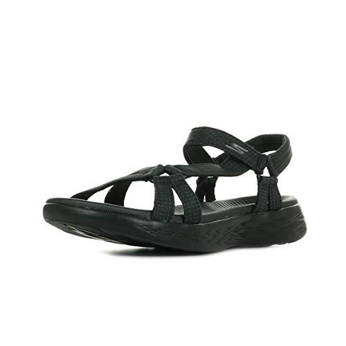 Skechers womens On-the-go 600 - Brilliancy Sport Sandal, Black, 12 US by Skechers - Used condition - Image 4