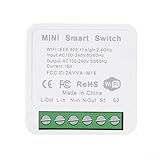 Smart Lichtschalter für WLAN Wandschalter, 2 Wege 16A Timerfunktion, kein Hub erforderlich,...