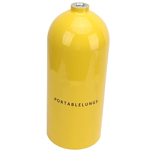 Underwater Device Cylinder, Three Layer Filtration Diving High Pressure Gas Storage for Sea (Yellow)