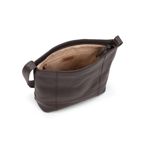 Image of The Sak De Young Leather Hobo Bag - Shoulder Purse with Zipper Pocket