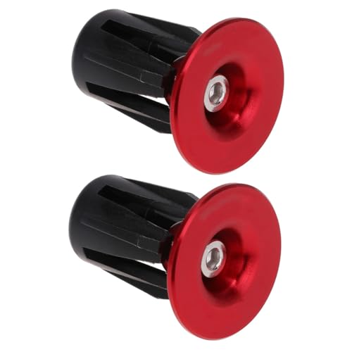 NUOLUX アルミ合製バイクハンドルエンドキャップ 径対応 軽量耐腐食性 ハンドルバー交換用プラグ 山地 ロードバイク用 左右