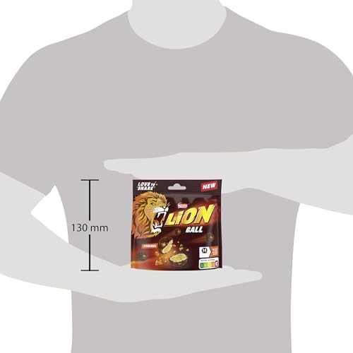NESTLÉ LION Balls Caramel 1er Pack (1 x 130g)
