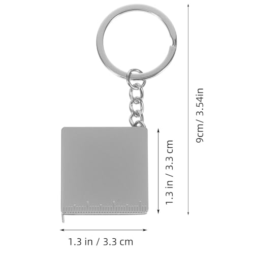 Cinta métrica mini retráctil con llavero SEWACC miniatura 2